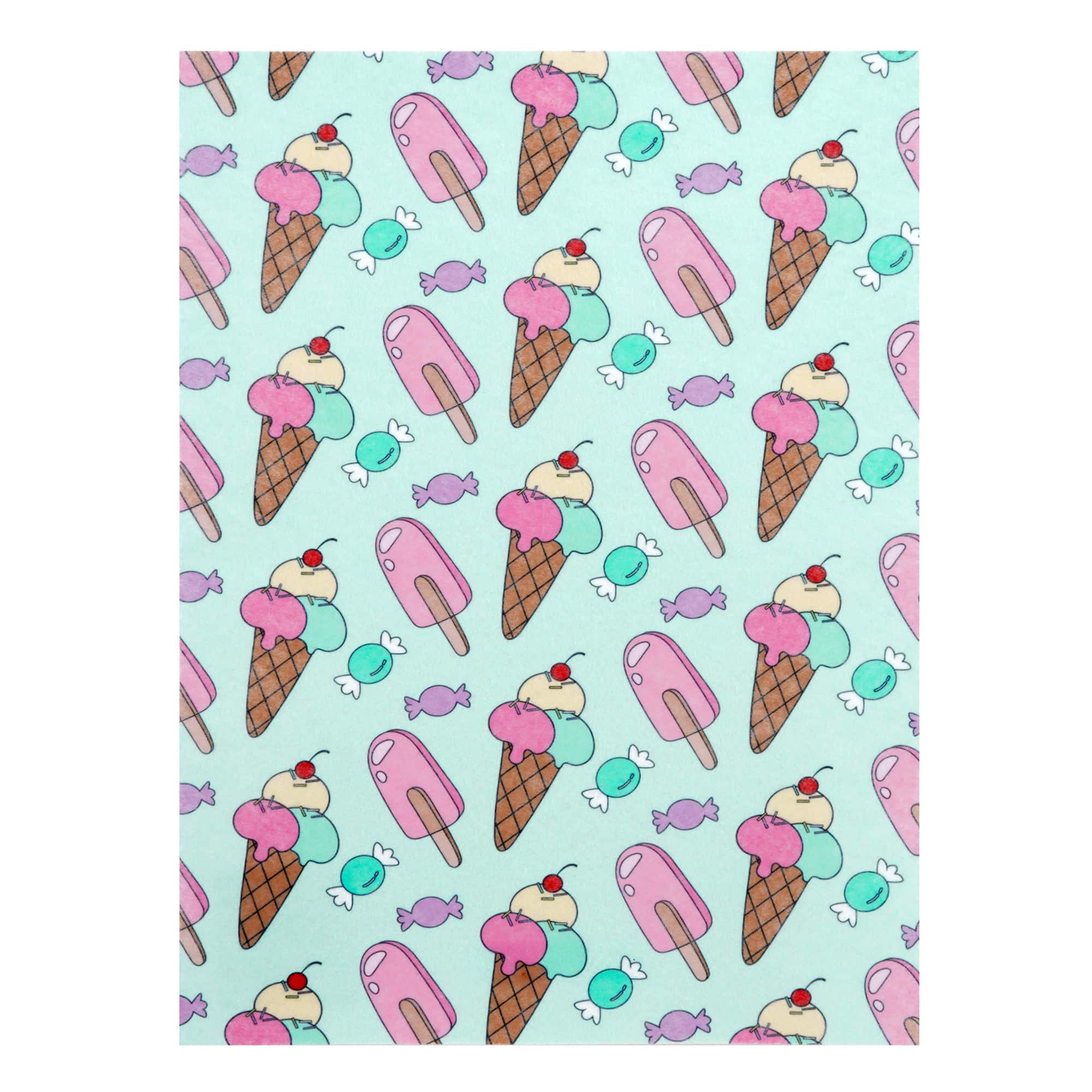 20 Pack: 9" x 12" Ice Cream Felt by Creatology™